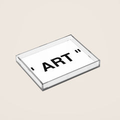 " Art " Acrylic Tray