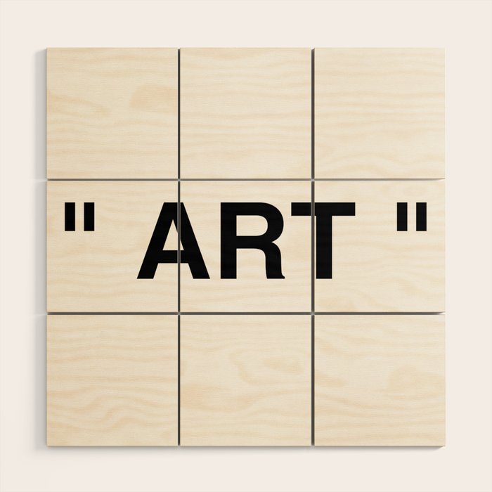 " Art " Wood Wall Art