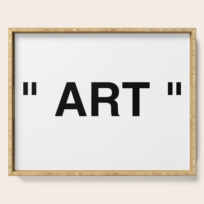 " Art " Serving Tray