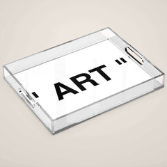 " Art " Acrylic Tray