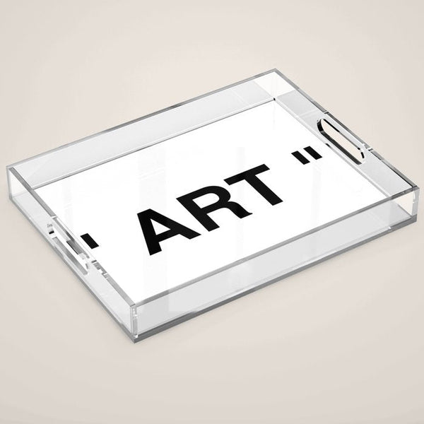 " Art " Acrylic Tray