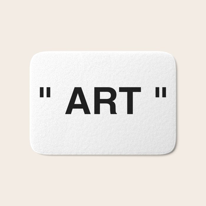 " Art " Bath Mat