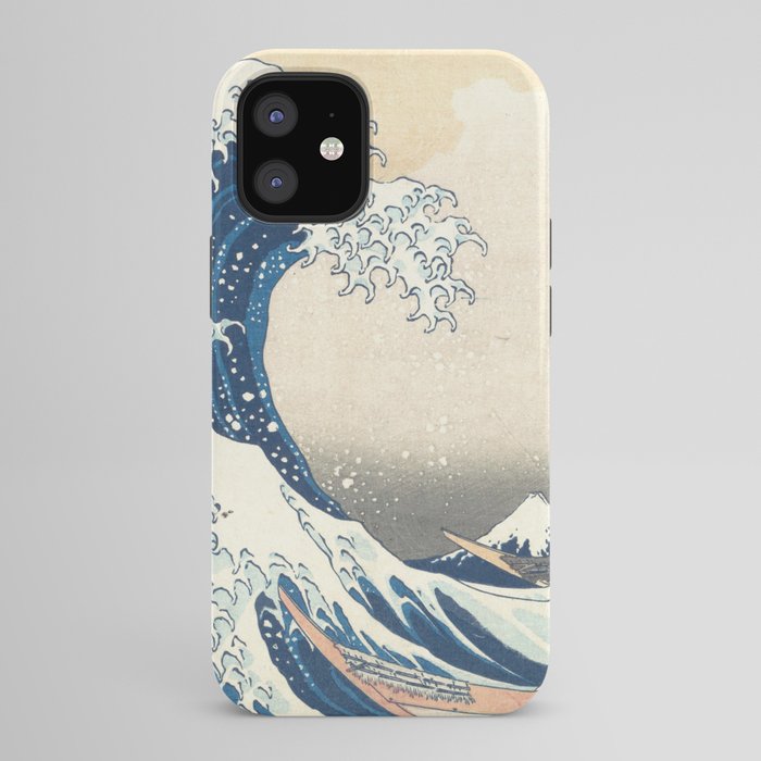 "The Great Wave off Kanagawa" by Hokusai, 1831 iPhone Case