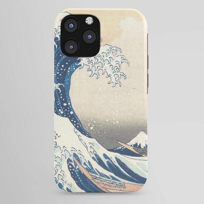 "The Great Wave off Kanagawa" by Hokusai, 1831 iPhone Case