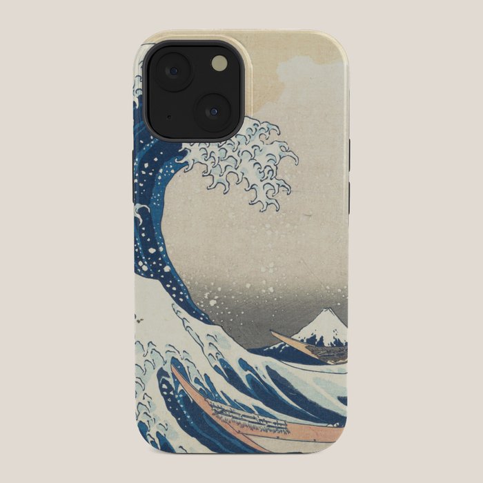 "The Great Wave off Kanagawa" by Hokusai, 1831 iPhone Case
