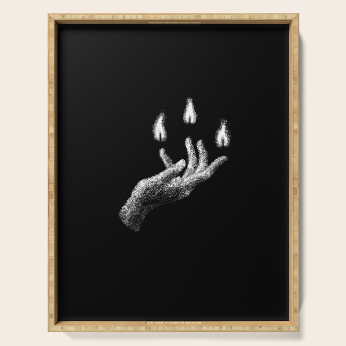 A Light in the Dark Serving Tray