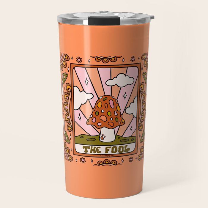 0. The Fool Mushroom Travel Mug