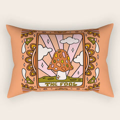 0. The Fool Mushroom Rectangular Pillow