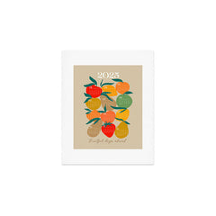 2025 RETRO FRUIT MARKET CALENDAR Art Print