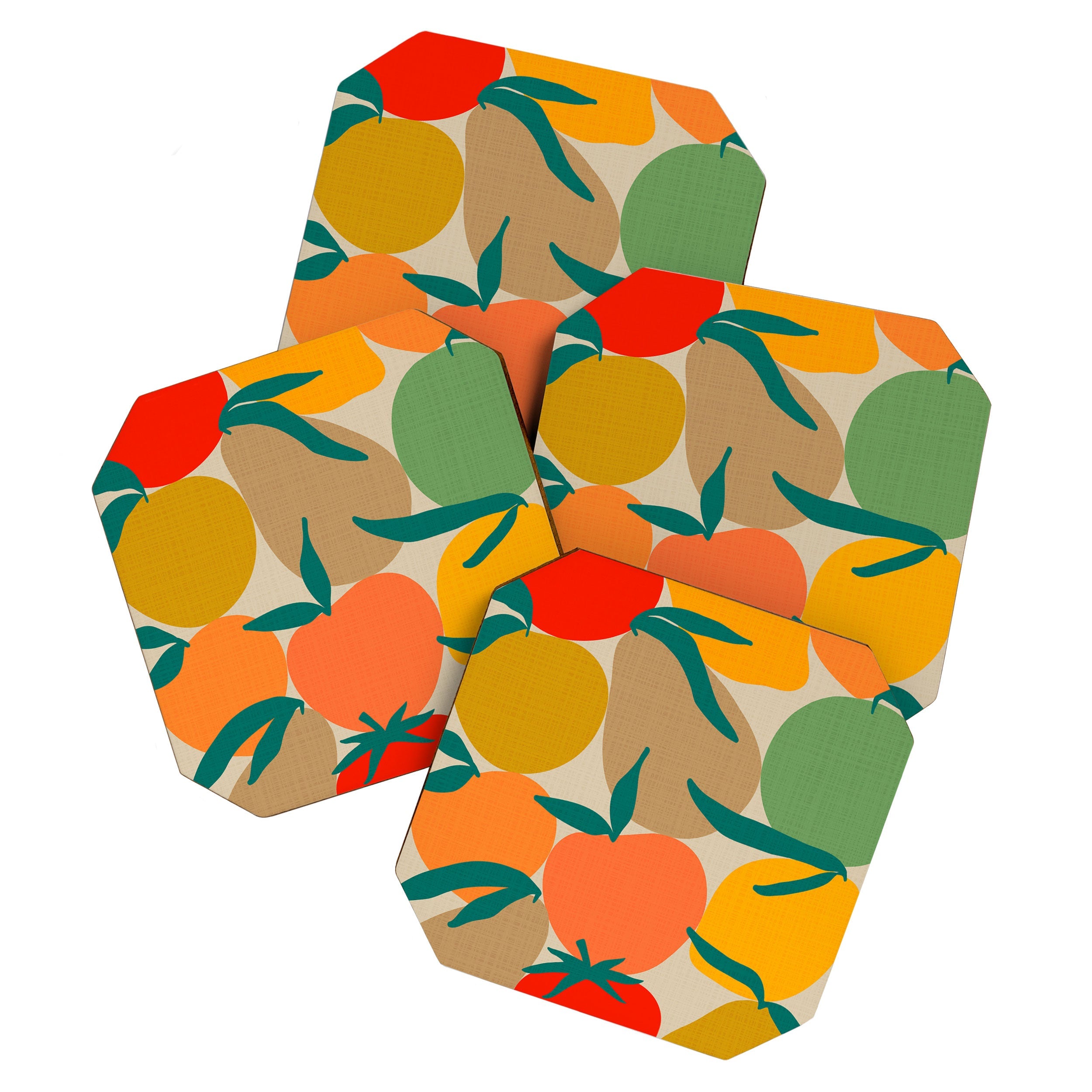 2025 RETRO FRUIT MARKET CALENDAR Coaster