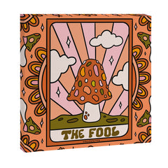 0. The Fool Mushroom Canvas Print