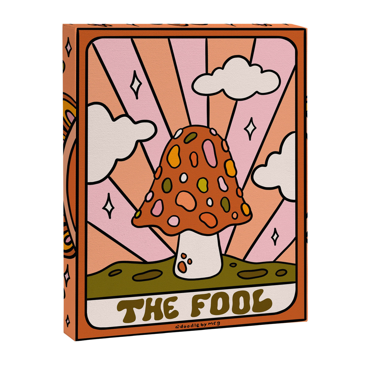 0. The Fool Mushroom Canvas Print