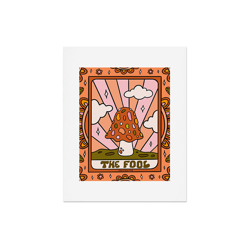 0. The Fool Mushroom Art Print