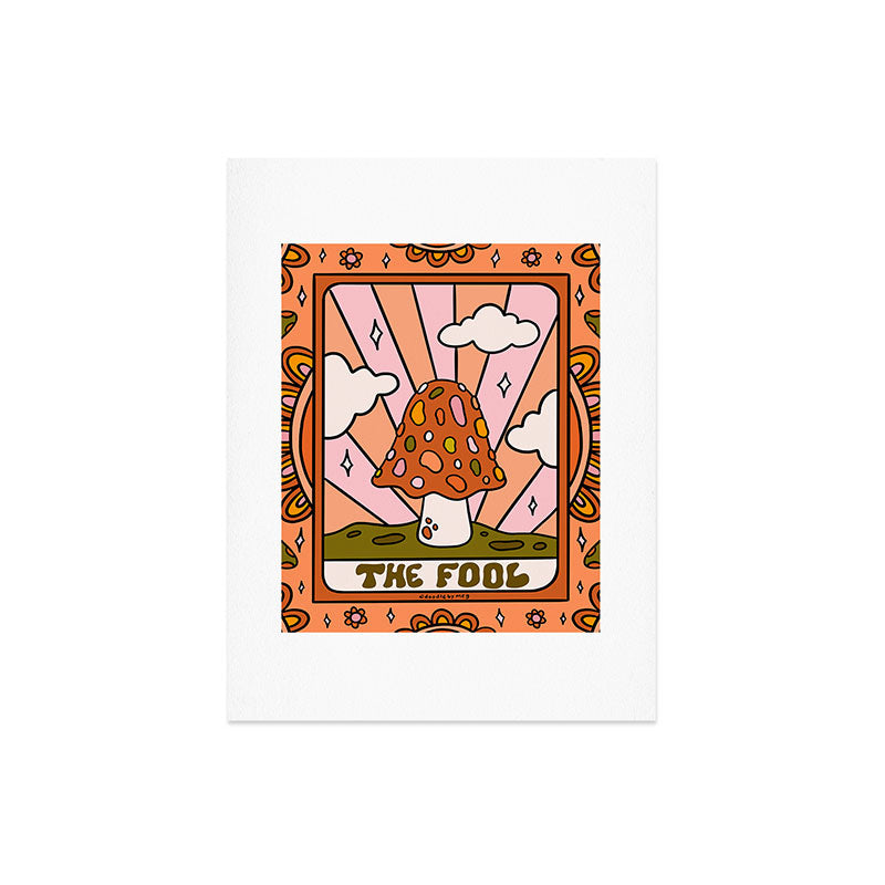 0. The Fool Mushroom Art Print