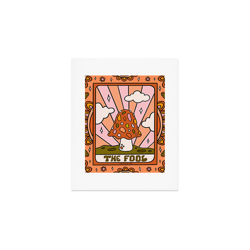 0. The Fool Mushroom Art Print
