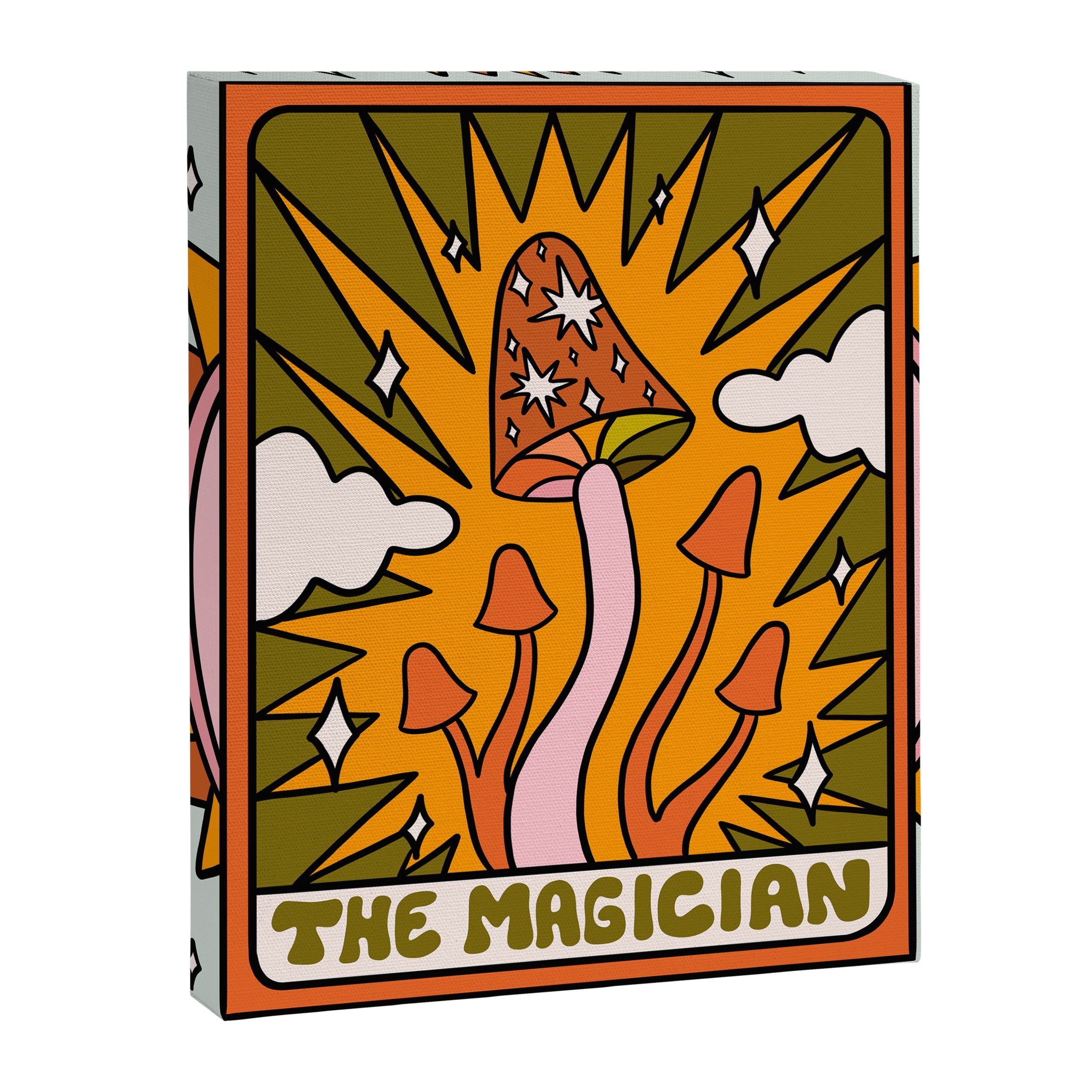 1. The Magician Mushroom Canvas Print