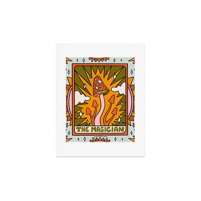 1. The Magician Mushroom Art Print