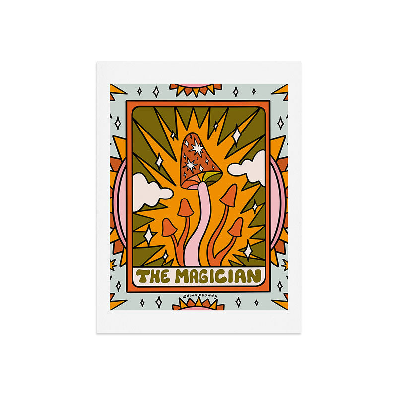 1. The Magician Mushroom Art Print