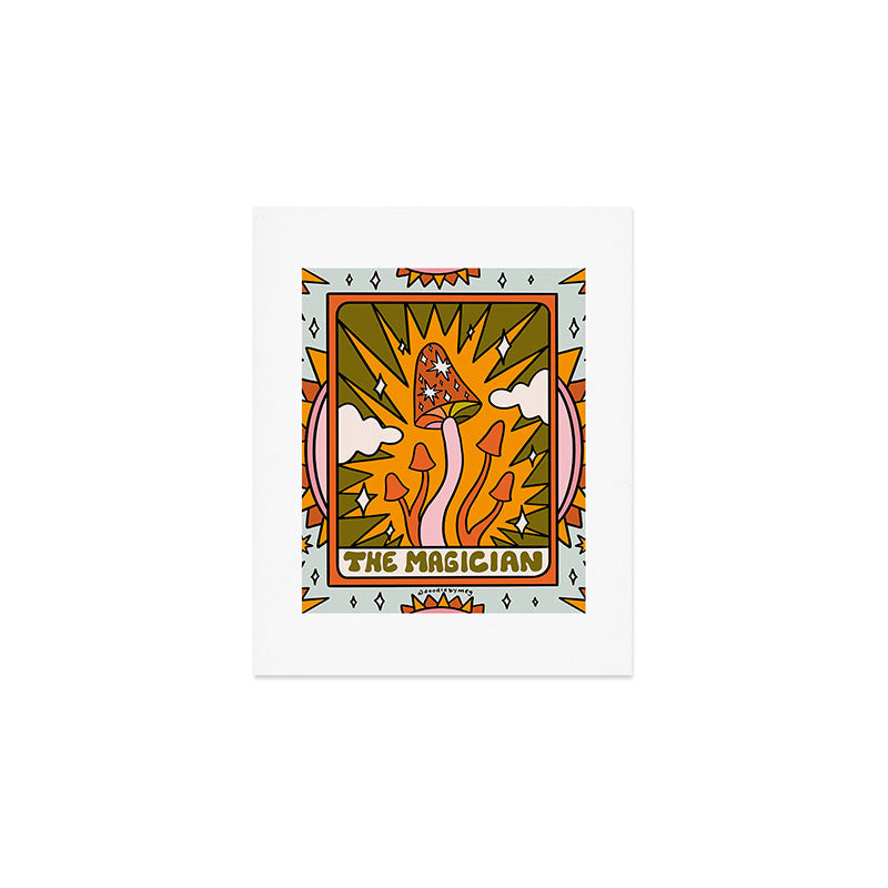 1. The Magician Mushroom Art Print