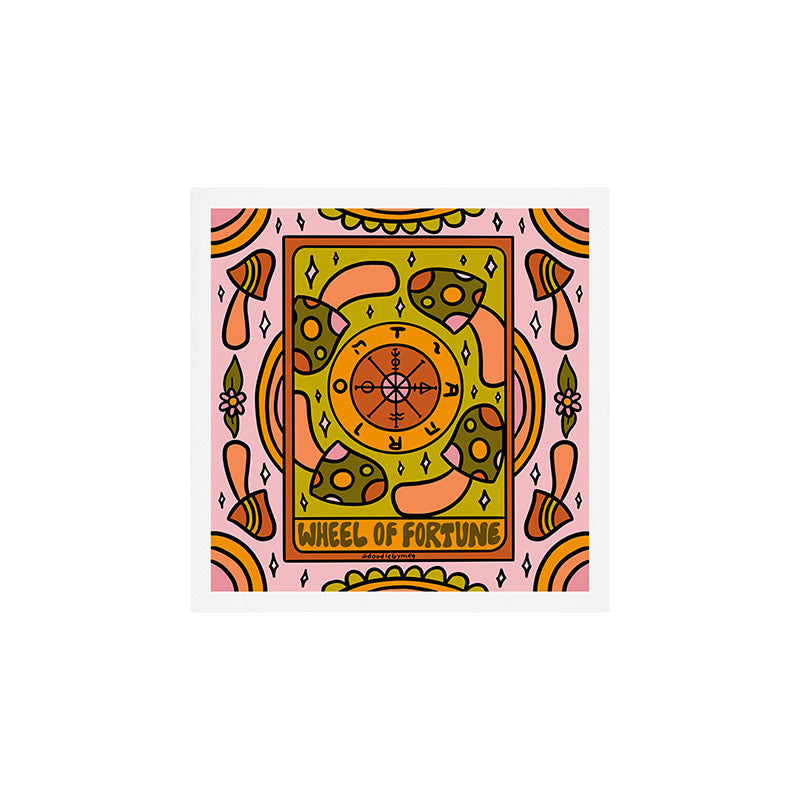 10. Wheel of Fortune Mushroom Art Print