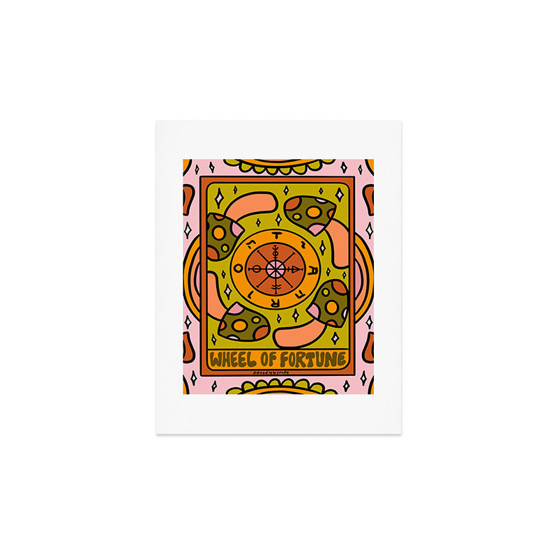 10. Wheel of Fortune Mushroom Art Print