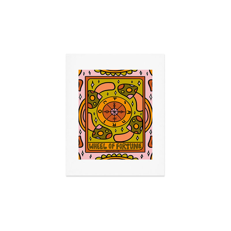 10. Wheel of Fortune Mushroom Art Print