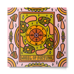 10. Wheel of Fortune Mushroom Metal Print