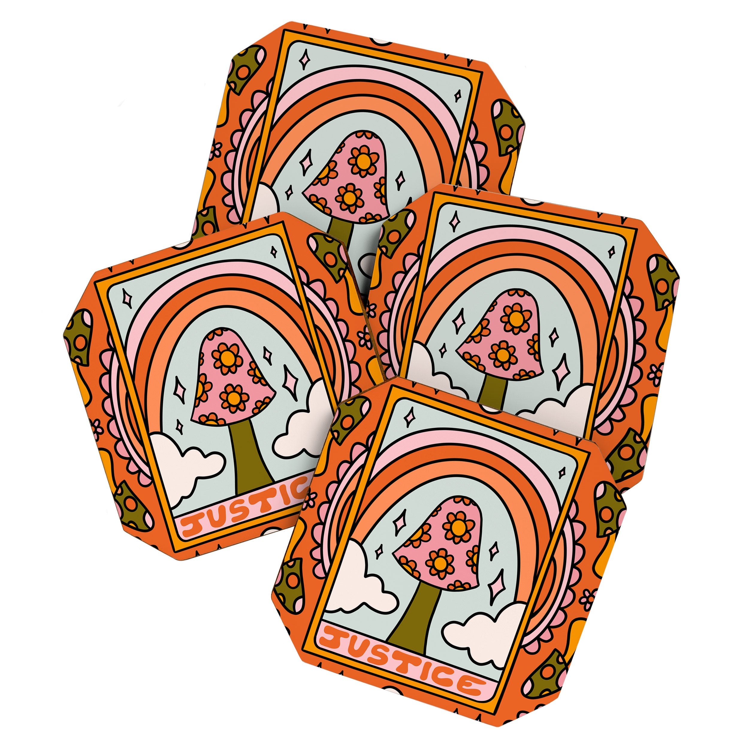 11. Justice Mushroom Coaster