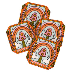 11. Justice Mushroom Coaster
