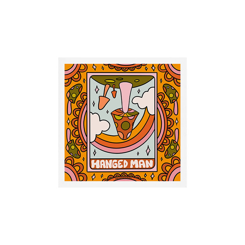 12. Hanged Man Mushroom Art Print