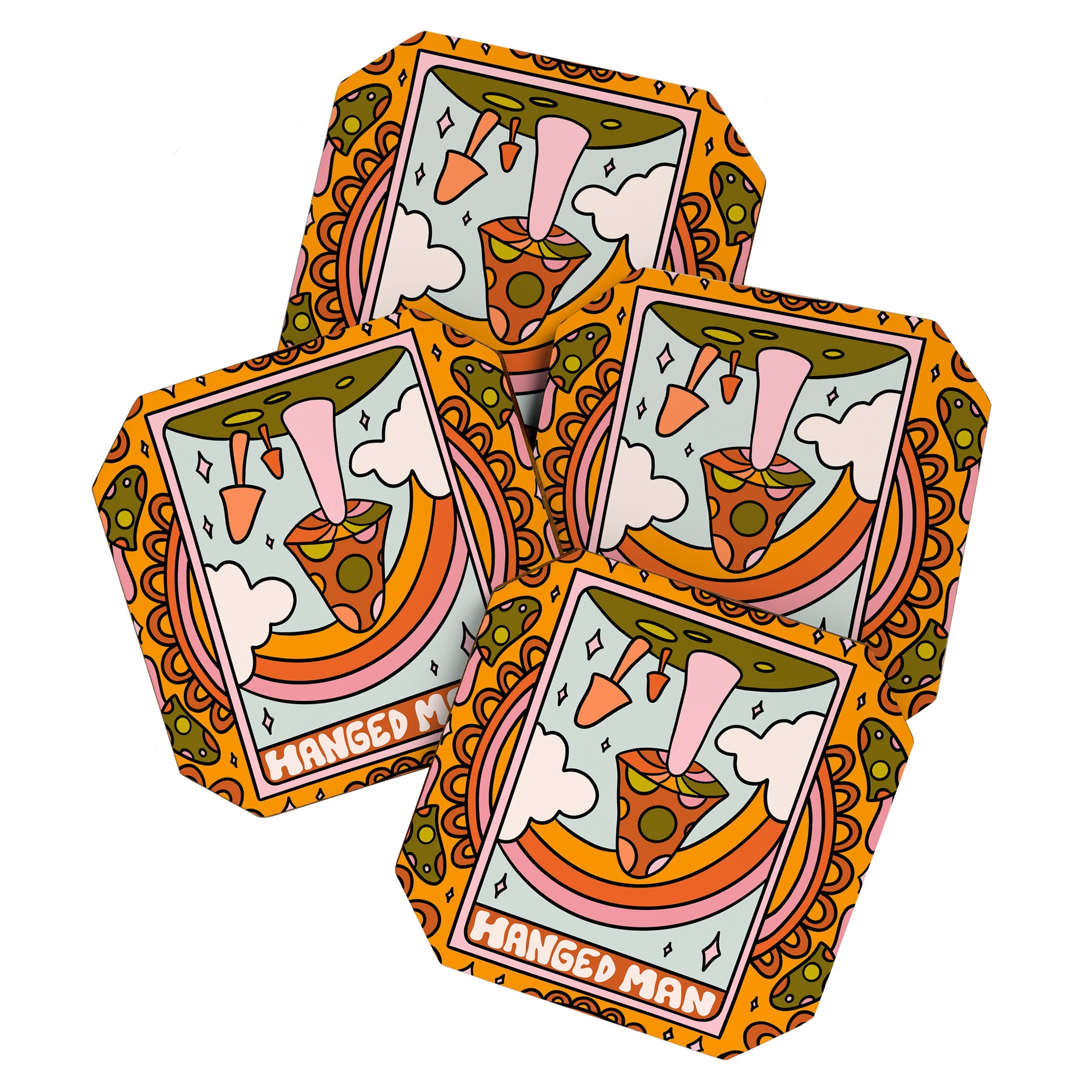 12. Hanged Man Mushroom Coaster