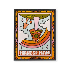 12. Hanged Man Mushroom Framed Canvas Print