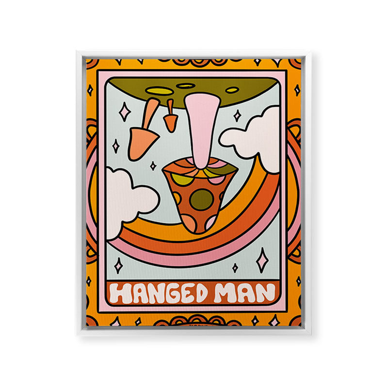 12. Hanged Man Mushroom Framed Canvas Print