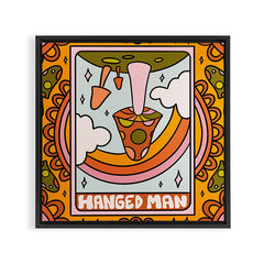 12. Hanged Man Mushroom Framed Canvas Print