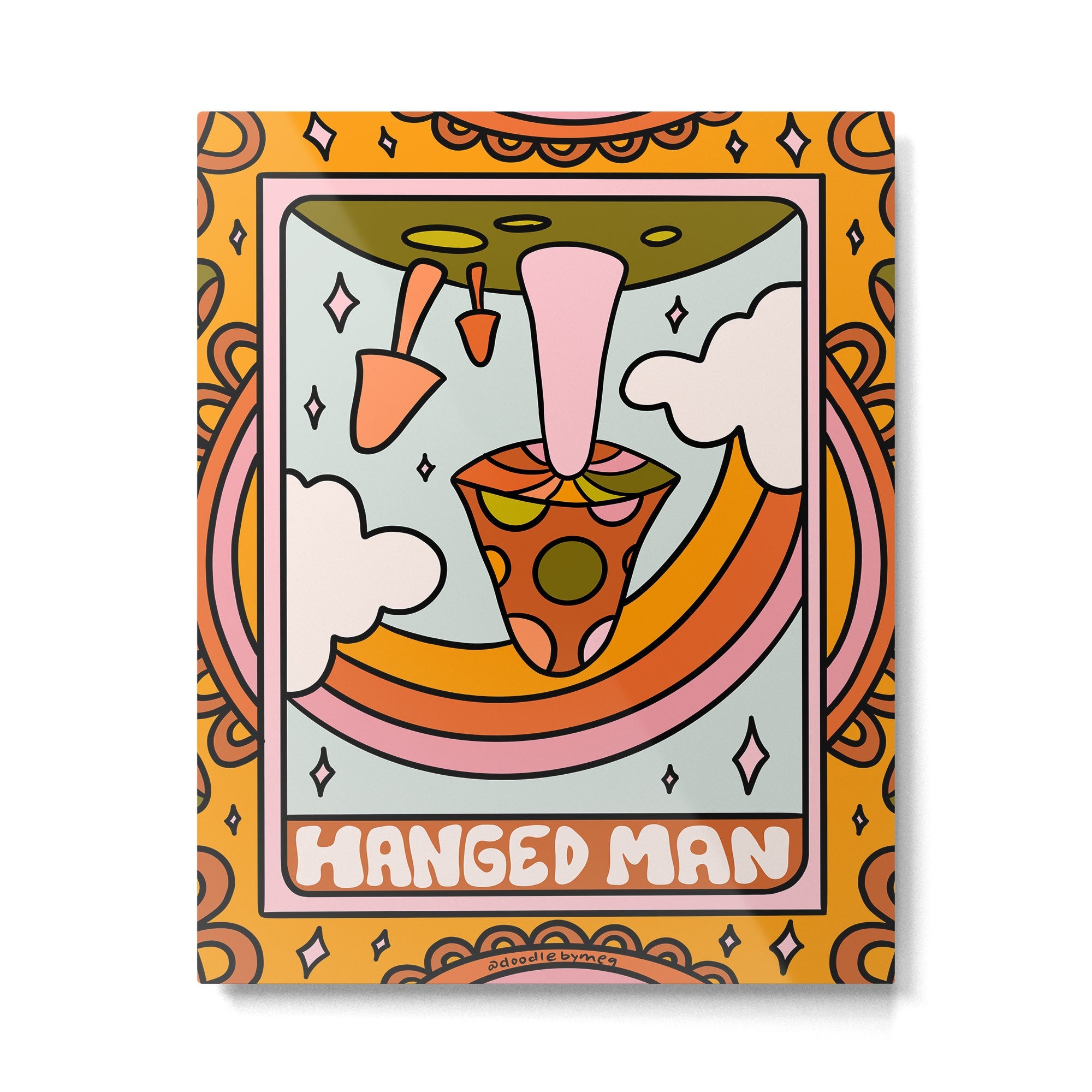 12. Hanged Man Mushroom Metal Print
