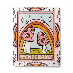 14. Temperance Tarot Mushroom Metal Print
