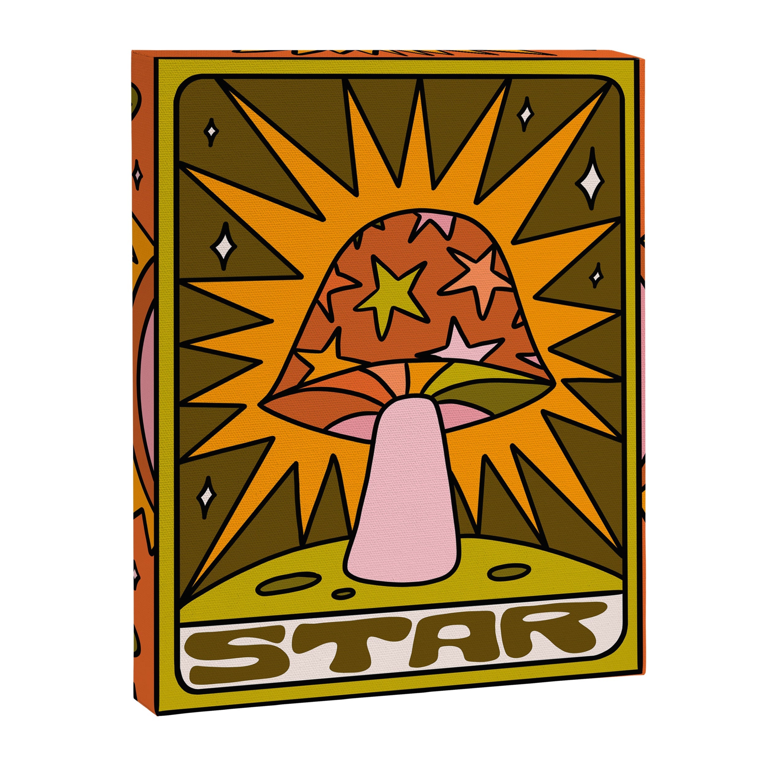 17. Star Mushroom Canvas Print