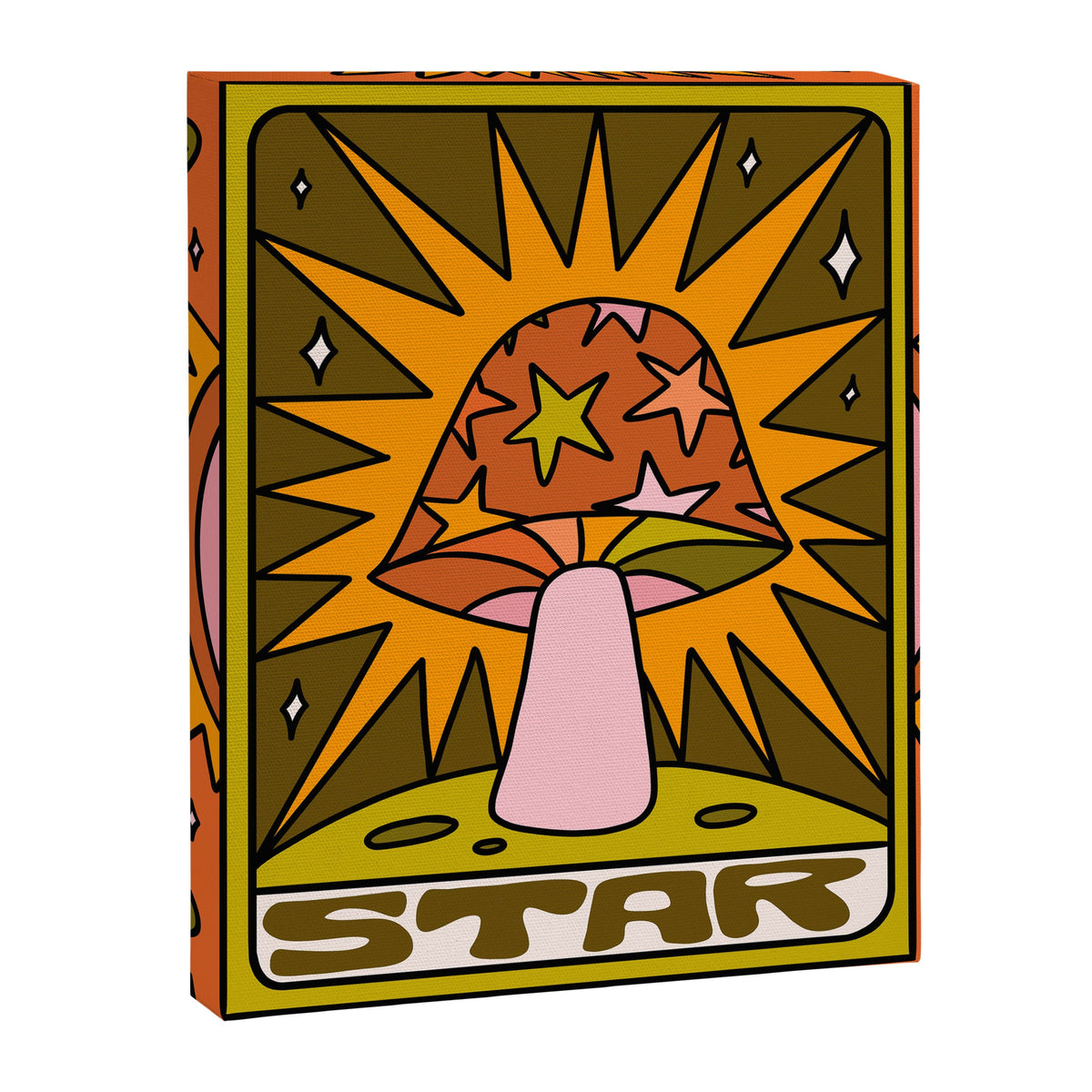 17. Star Mushroom Canvas Print
