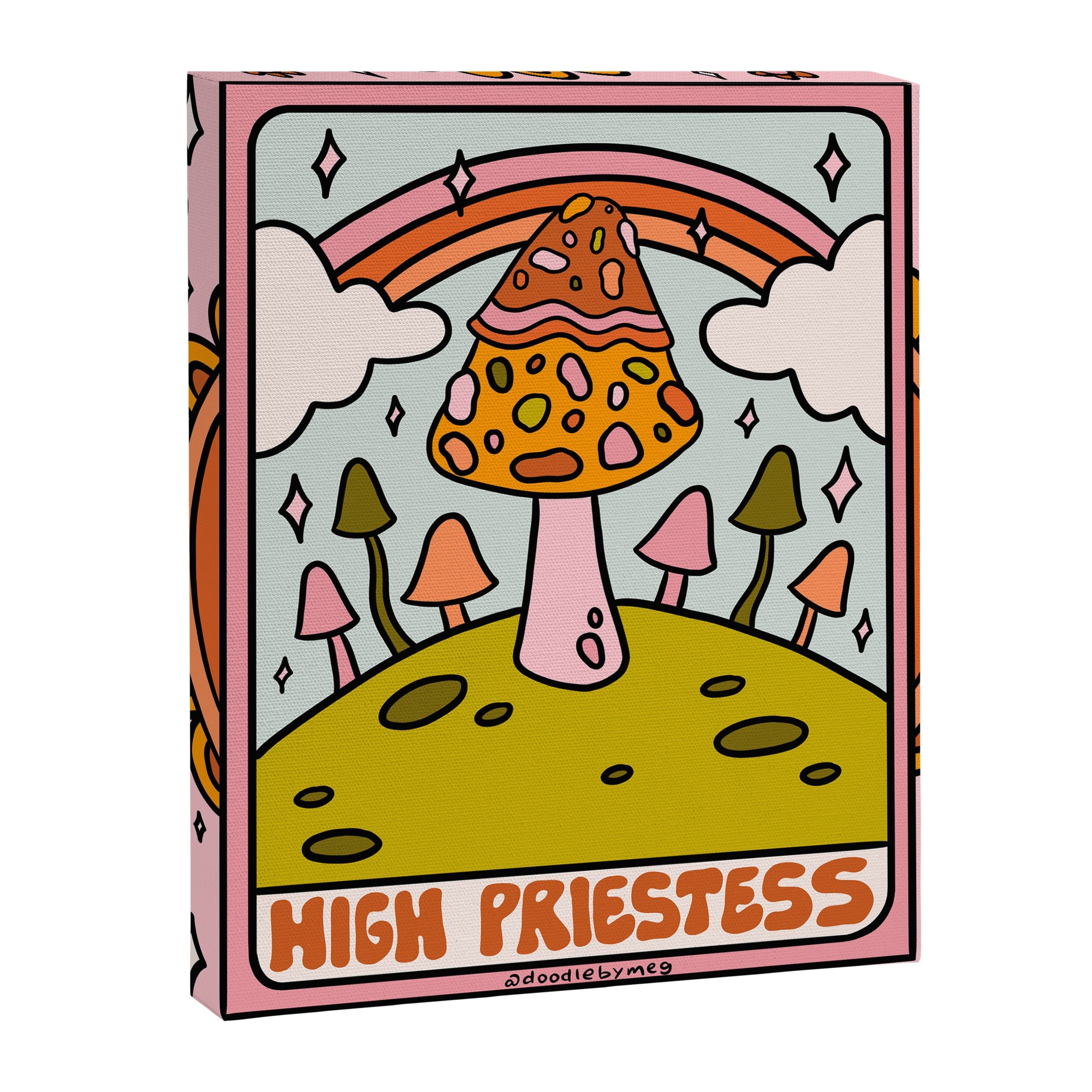 2. High Priestess Mushroom Canvas Print