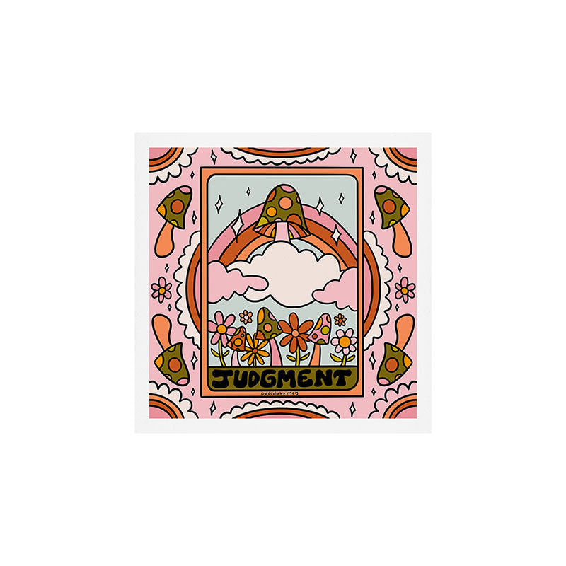 20. Judgment Tarot Mushroom Art Print