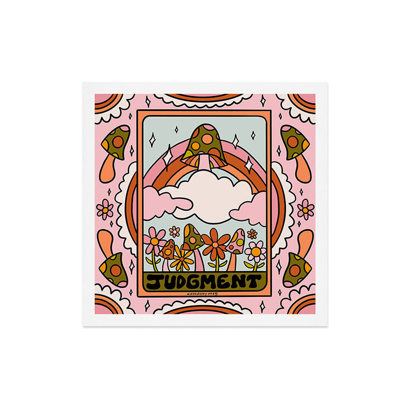 20. Judgment Tarot Mushroom Art Print