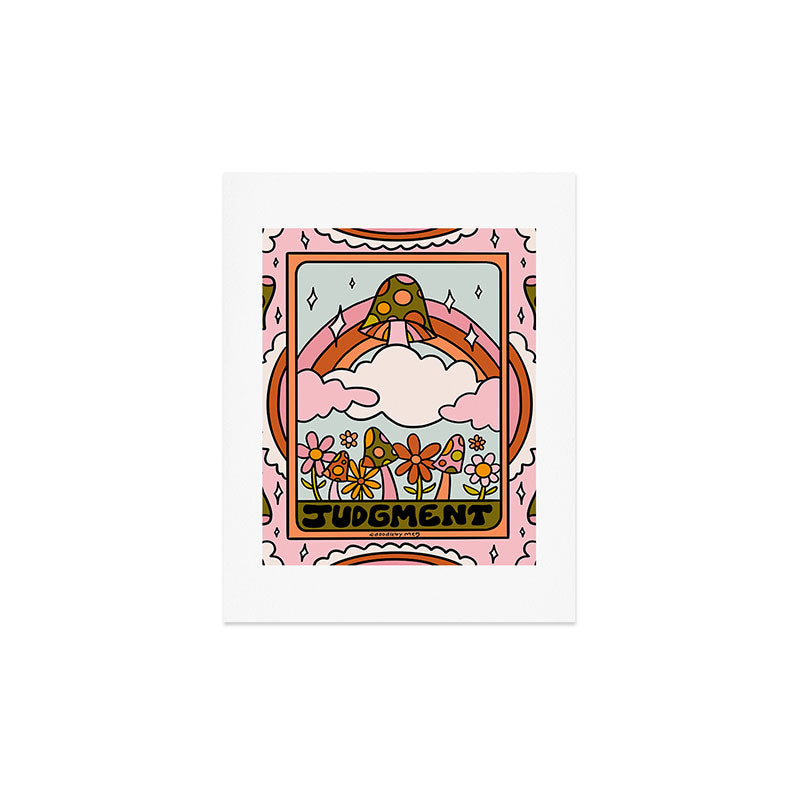 20. Judgment Tarot Mushroom Art Print