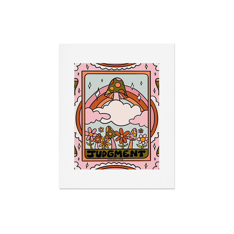 20. Judgment Tarot Mushroom Art Print