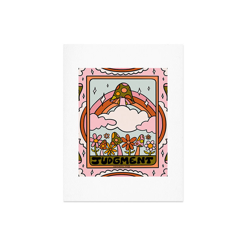 20. Judgment Tarot Mushroom Art Print