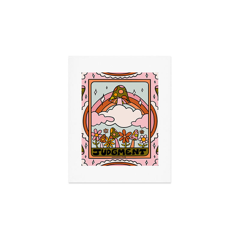 20. Judgment Tarot Mushroom Art Print