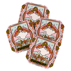 20. Judgment Tarot Mushroom Coaster