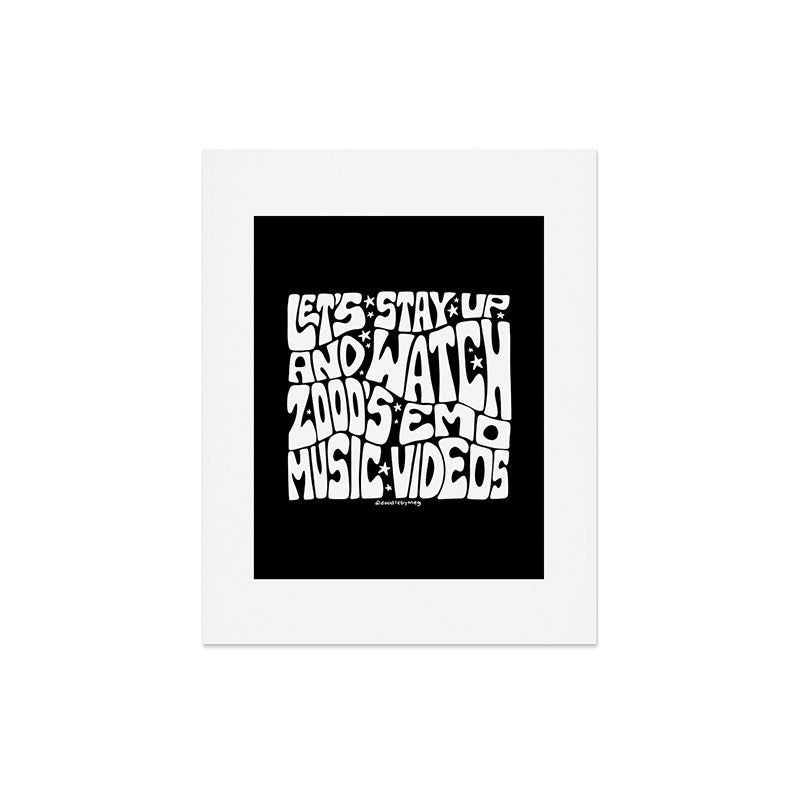 2000's Emo Music Video Art Print