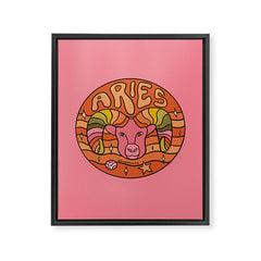 2020 Aries Framed Canvas Print