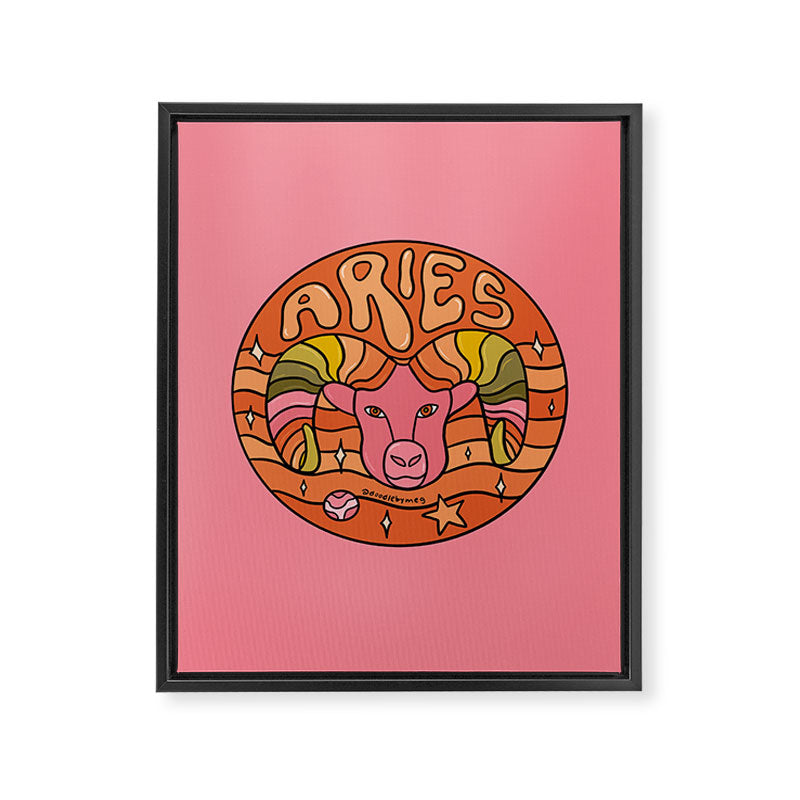 2020 Aries Framed Canvas Print