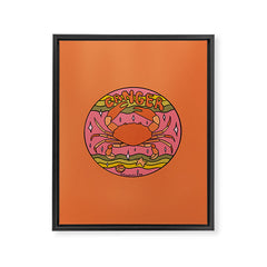 2020 Cancer Framed Canvas Print
